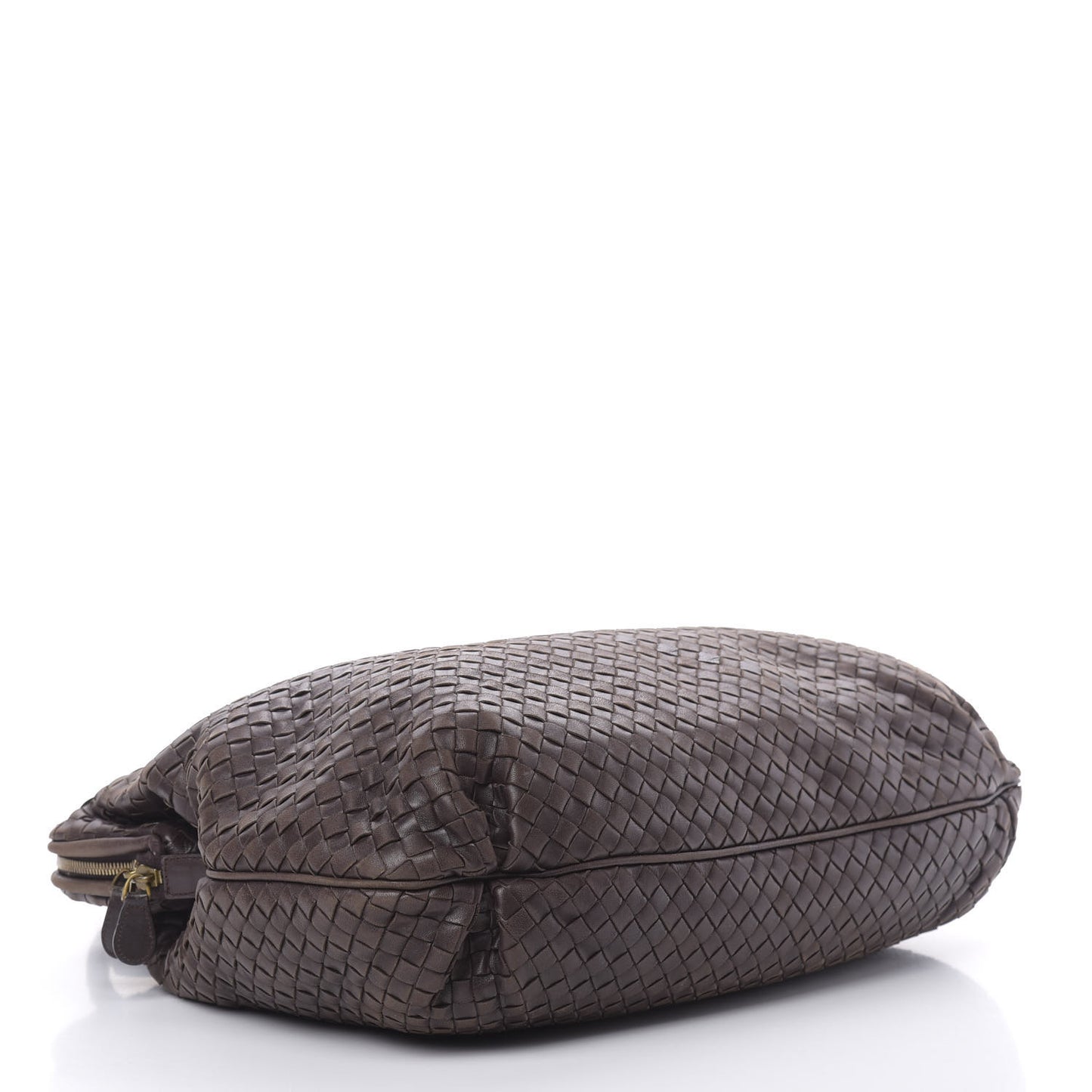 Nappa Intrecciato Frame Tote Ebano
