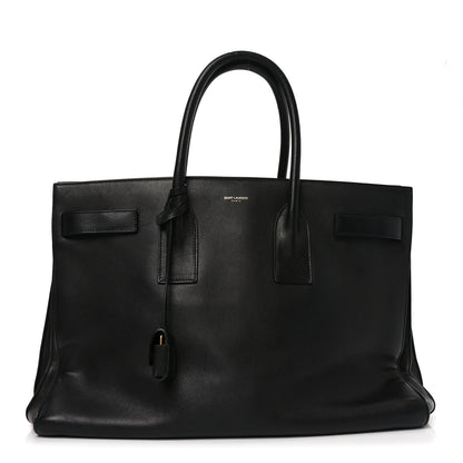 Saint Laurent Calfskin Large Sac De Jour Carryall Black 1 of 10