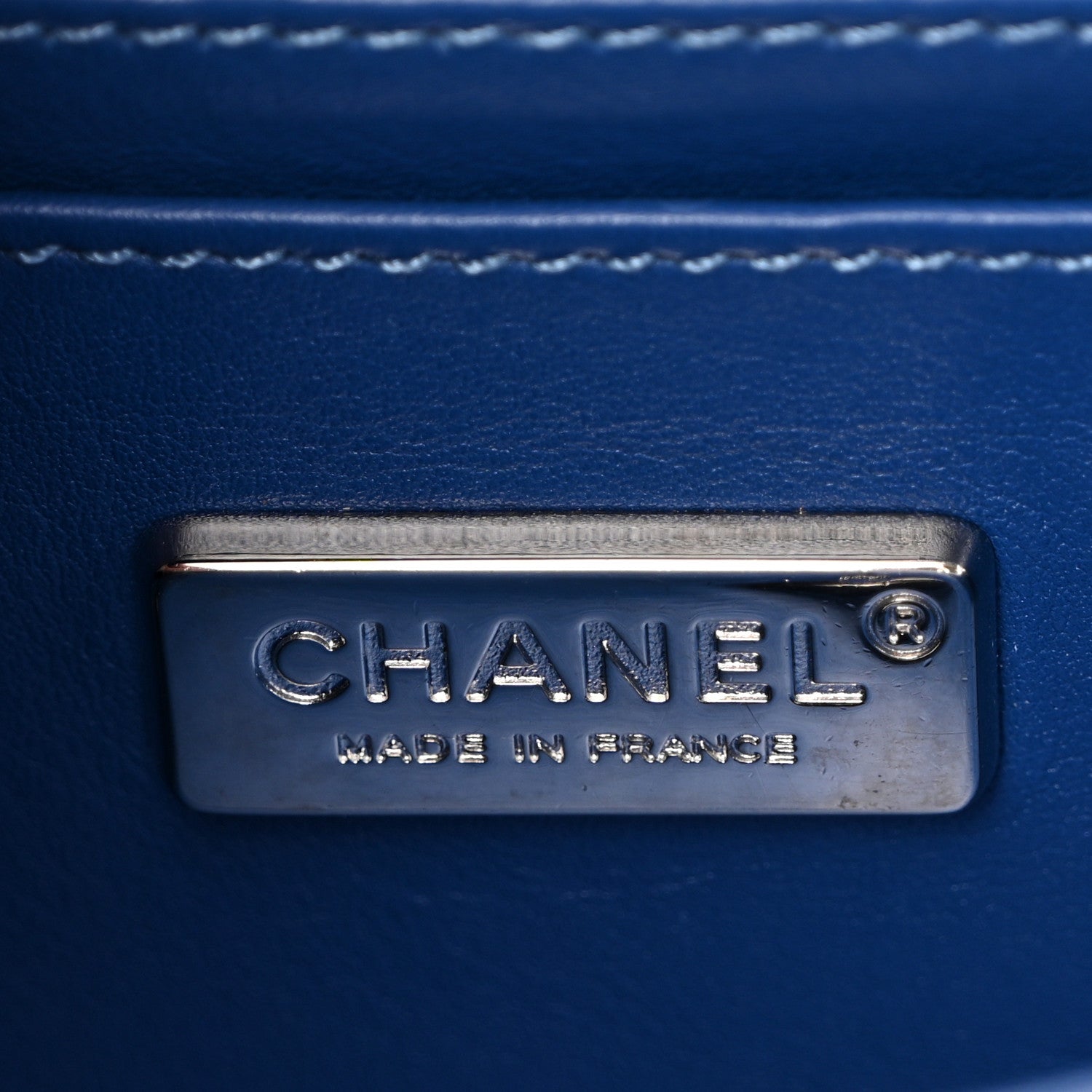 Chanel Snakeskin Mini Rectangular Flap Blue 6 of 11