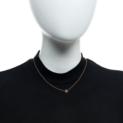 Christian Dior 18K Rose Gold Diamond XS Rose Des Vents Necklace 2 of 6