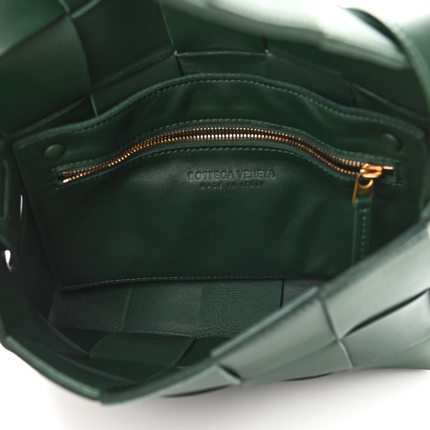 Bottega Veneta Lambskin Maxi Intrecciato Cassette Crossbody Bag Raintree Green 5 of 8