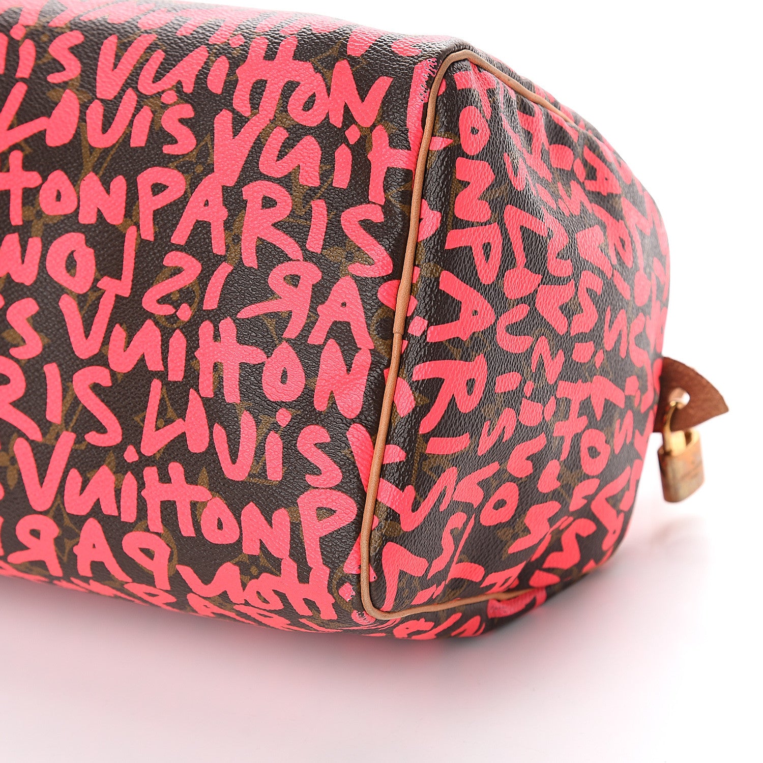 Louis Vuitton Monogram Graffiti Speedy 30 Fuchsia 9 of 9