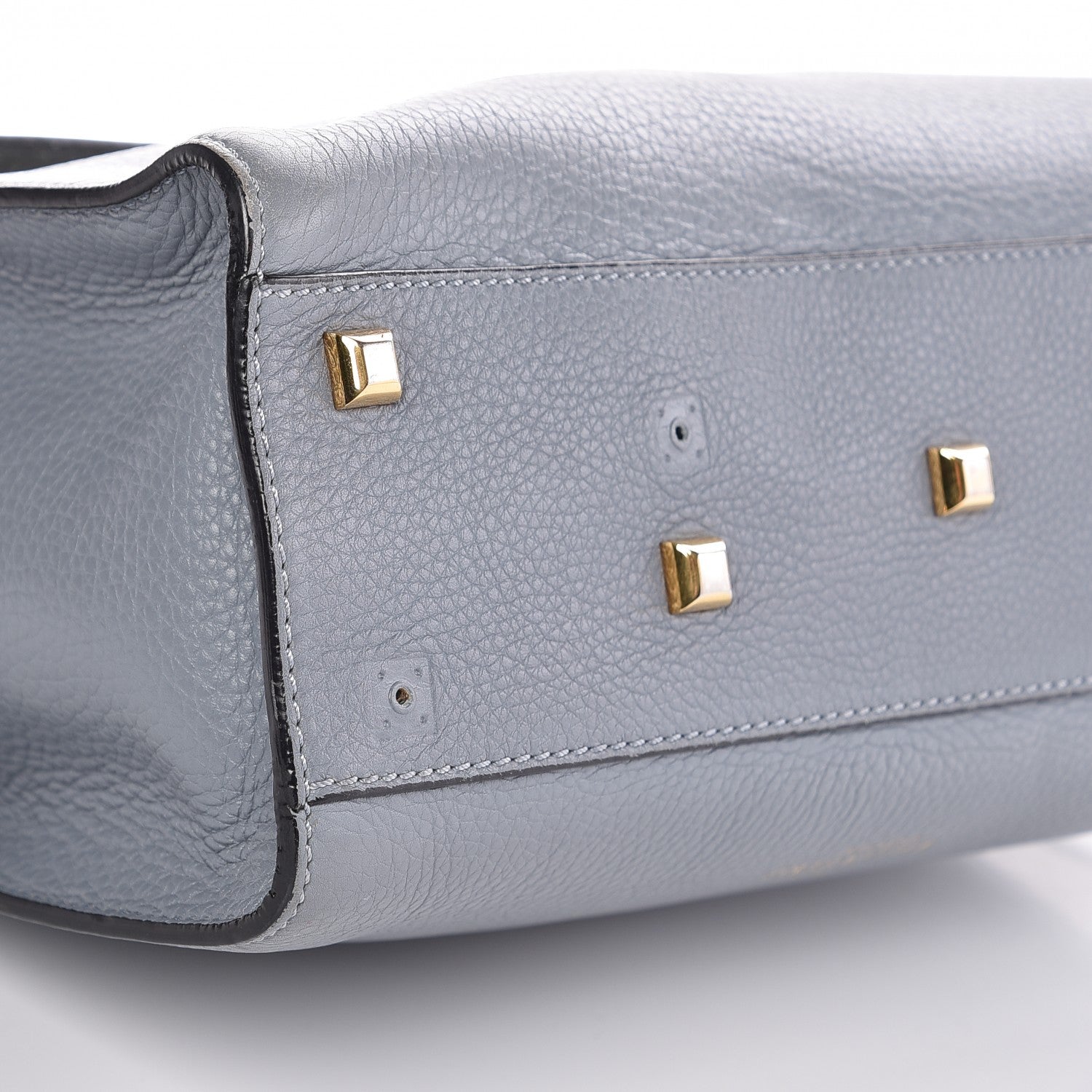 Valentino Garavani Grained Calfskin Medium My Rockstud Frame Bag Grey 11 of 14