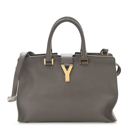Saint Laurent Calfskin Small Classic Y Cabas Gray 1 of 14