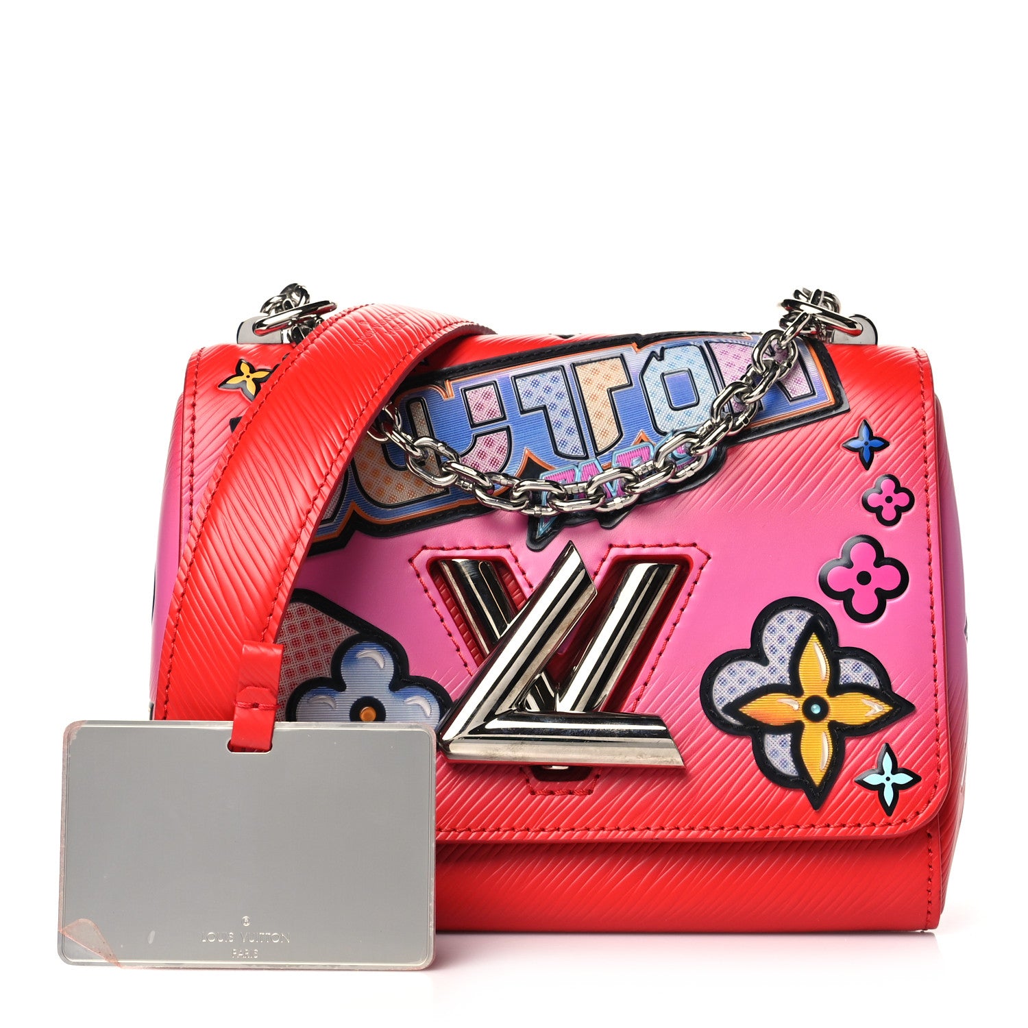 Louis Vuitton Epi Kawai Blossom Twist Shoulder Bag Coquelicot 3 of 11