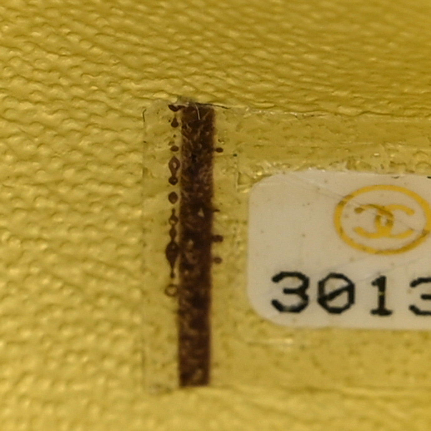 Caviar Quilted Small Double Flap Yellow