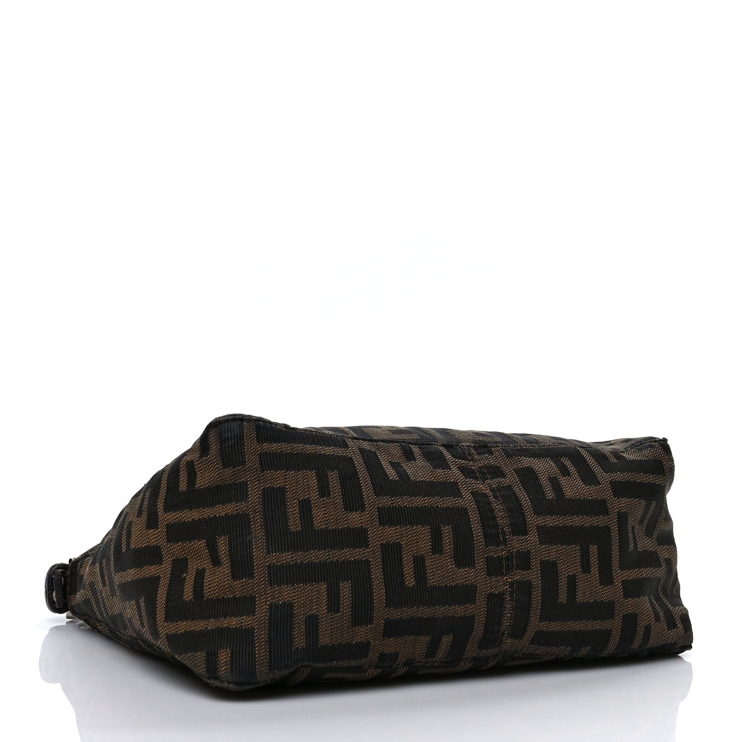 Fendi Zucca Cuoio Romano Selleria Mini Pochette Tobacco Moro 3 of 16