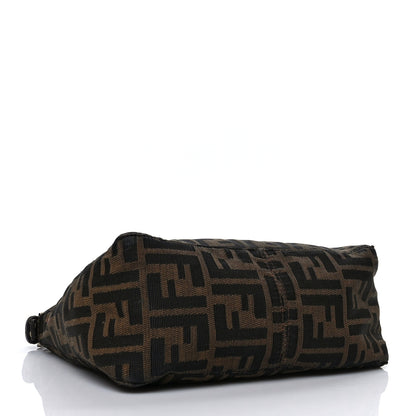 Fendi Zucca Cuoio Romano Selleria Mini Pochette Tobacco Moro 3 of 16