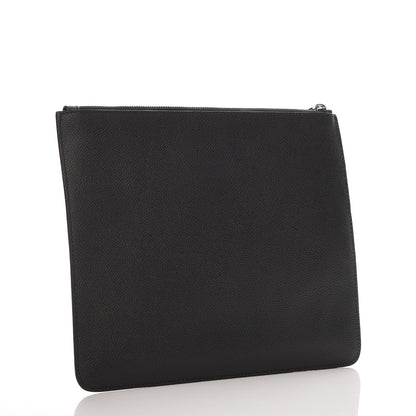 Givenchy Texutured Coated Canvas Rottweiler Print Medium Cosmetic Pouch Black 3 of 7