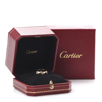 Cartier 18K Pink Gold 6 Diamond 5.5mm LOVE Ring 46 3.75 5 of 5