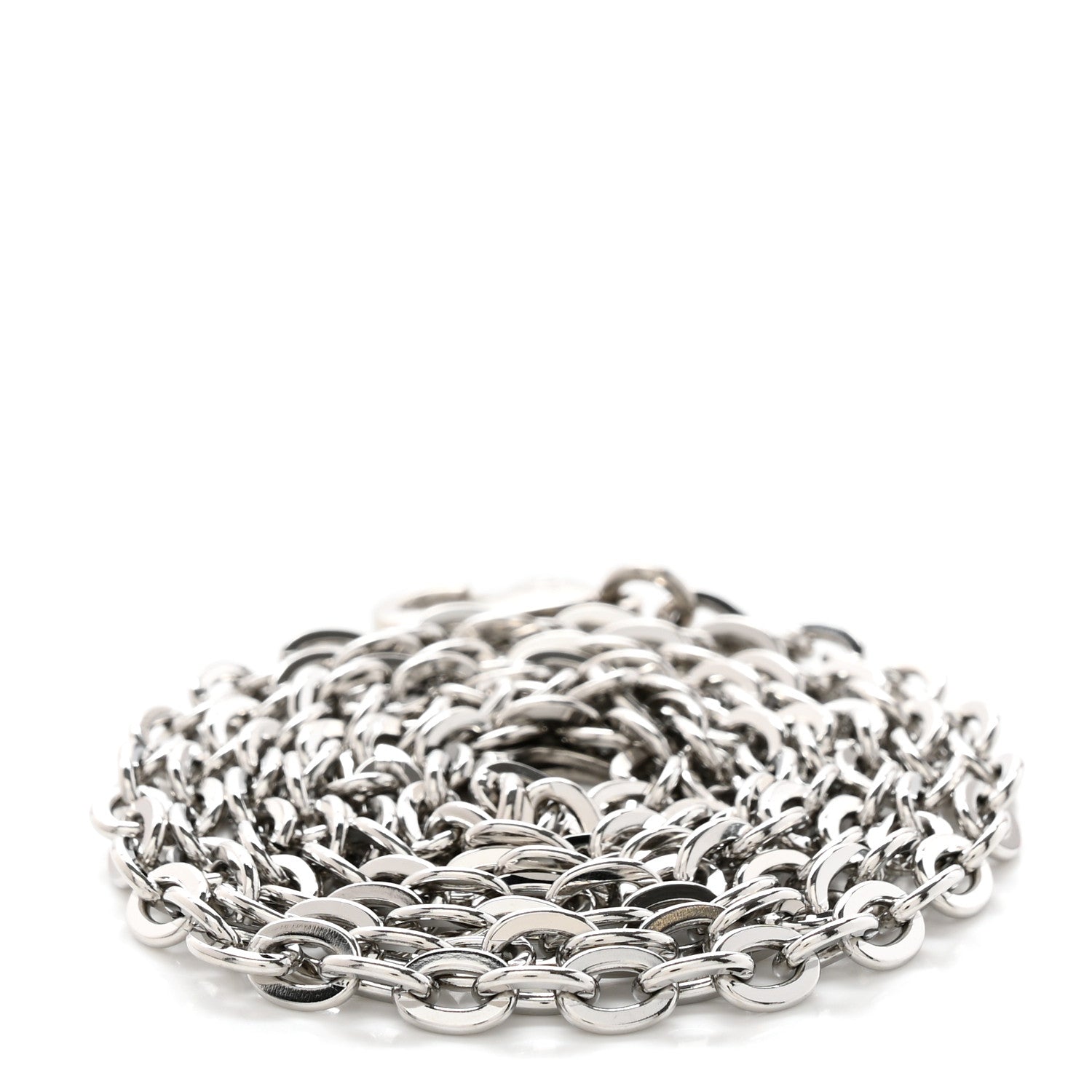 Louis Vuitton Felicie Chain Long Shoulder Strap Silver 1 of 3
