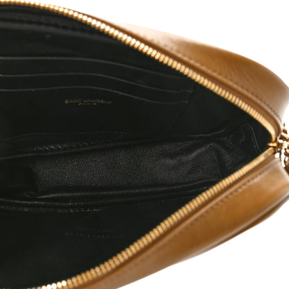 Saint Laurent Calfskin Matelasse Monogram Mini Lou Camera Bag Tabac Brown 5 of 8