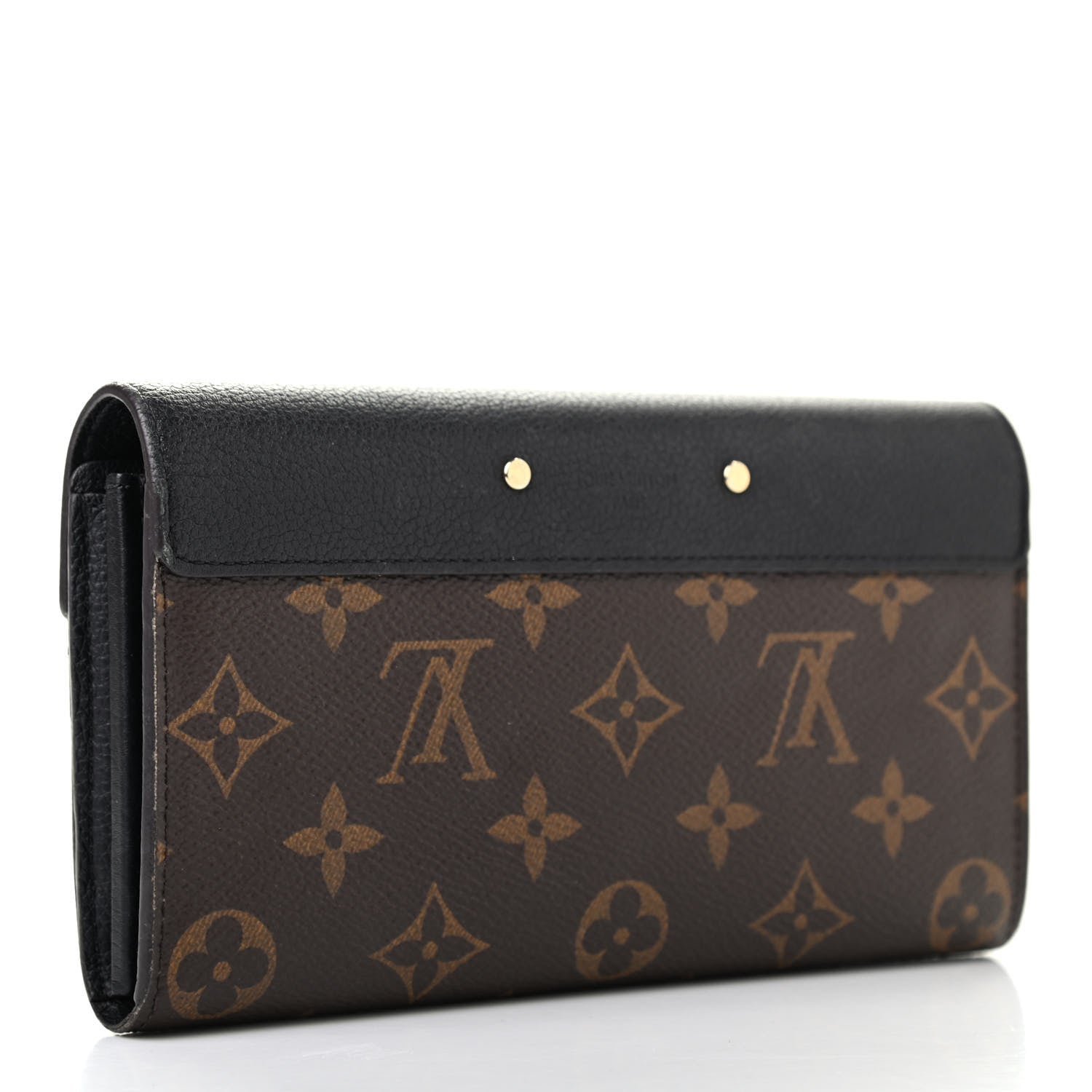 Louis Vuitton Monogram Pallas Wallet Black 3 of 7