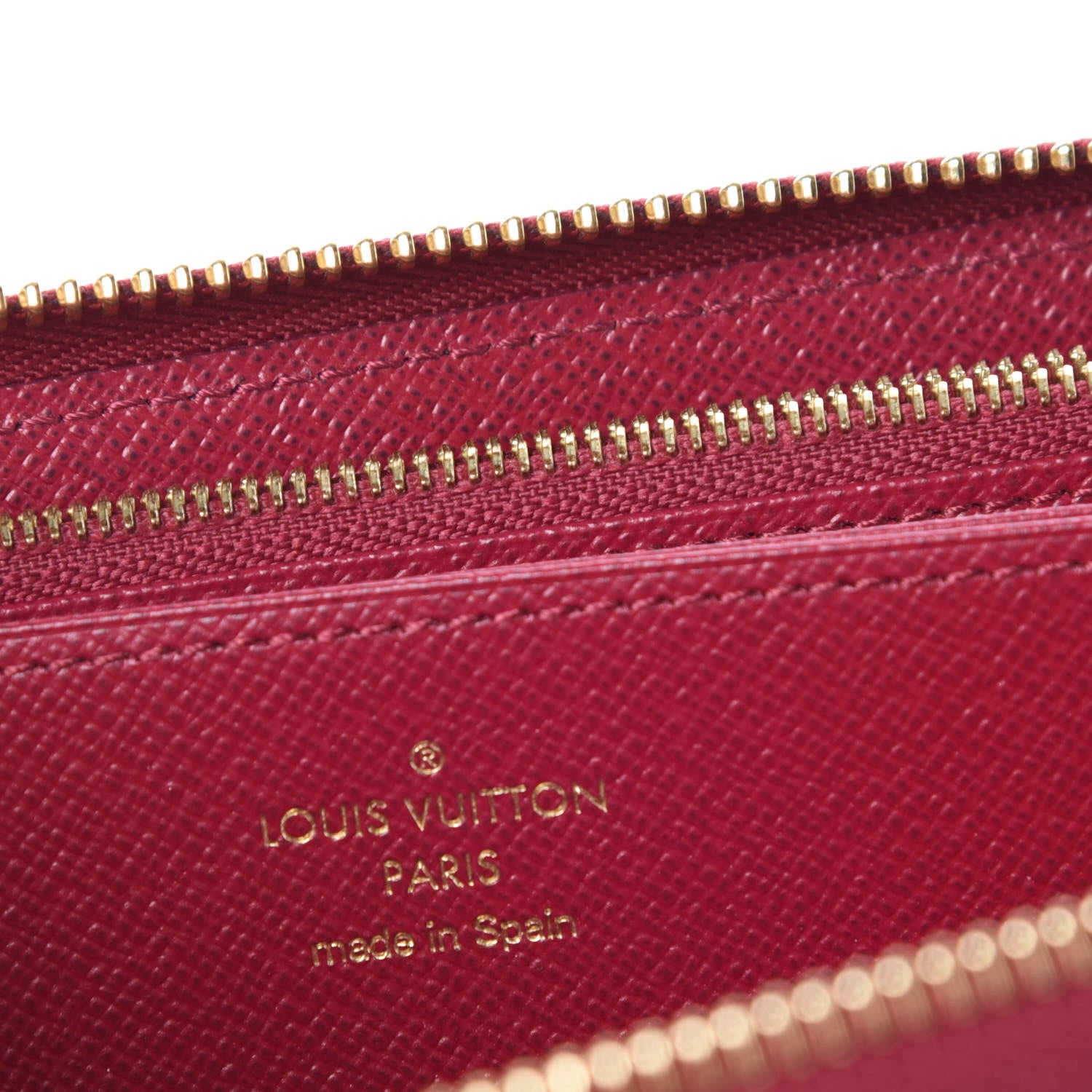 Louis Vuitton Monogram Pompon Zippy Wallet Fuchsia 6 of 9