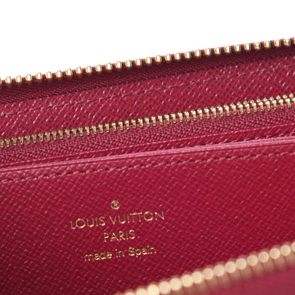 Louis Vuitton Monogram Pompon Zippy Wallet Fuchsia 6 of 9