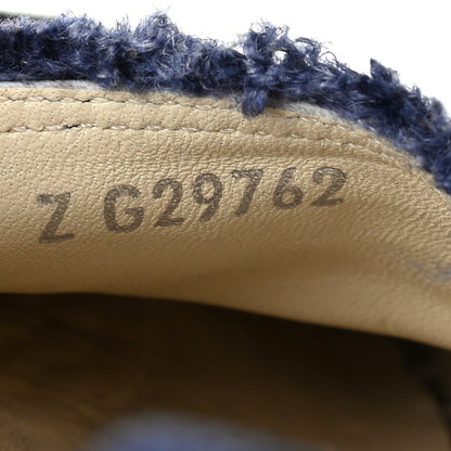 Chanel Canvas CC Espadrilles 37 Navy Black 8 of 10