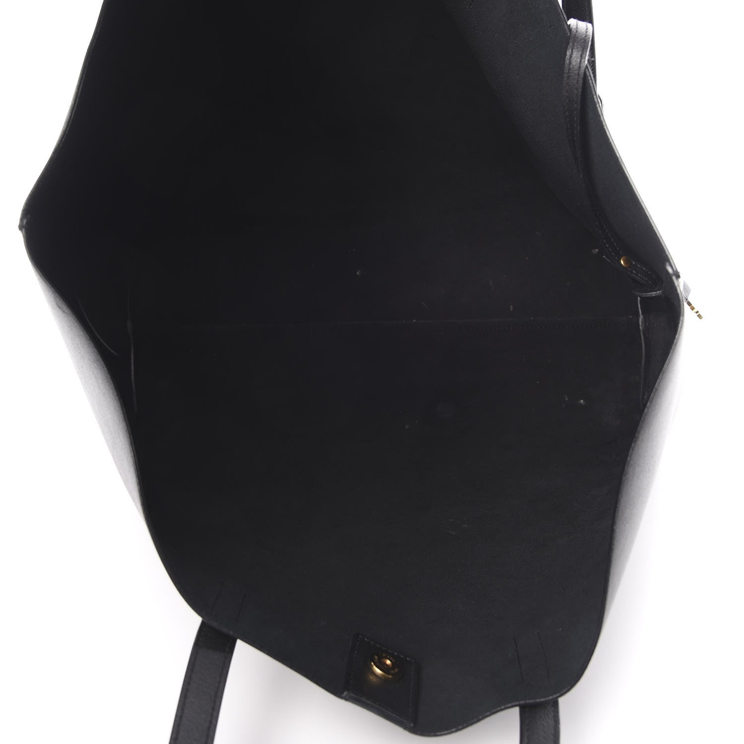 Saint Laurent Calfskin Large Shopping Tote Black 6 of 18