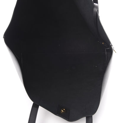 Saint Laurent Calfskin Large Shopping Tote Black 6 of 18
