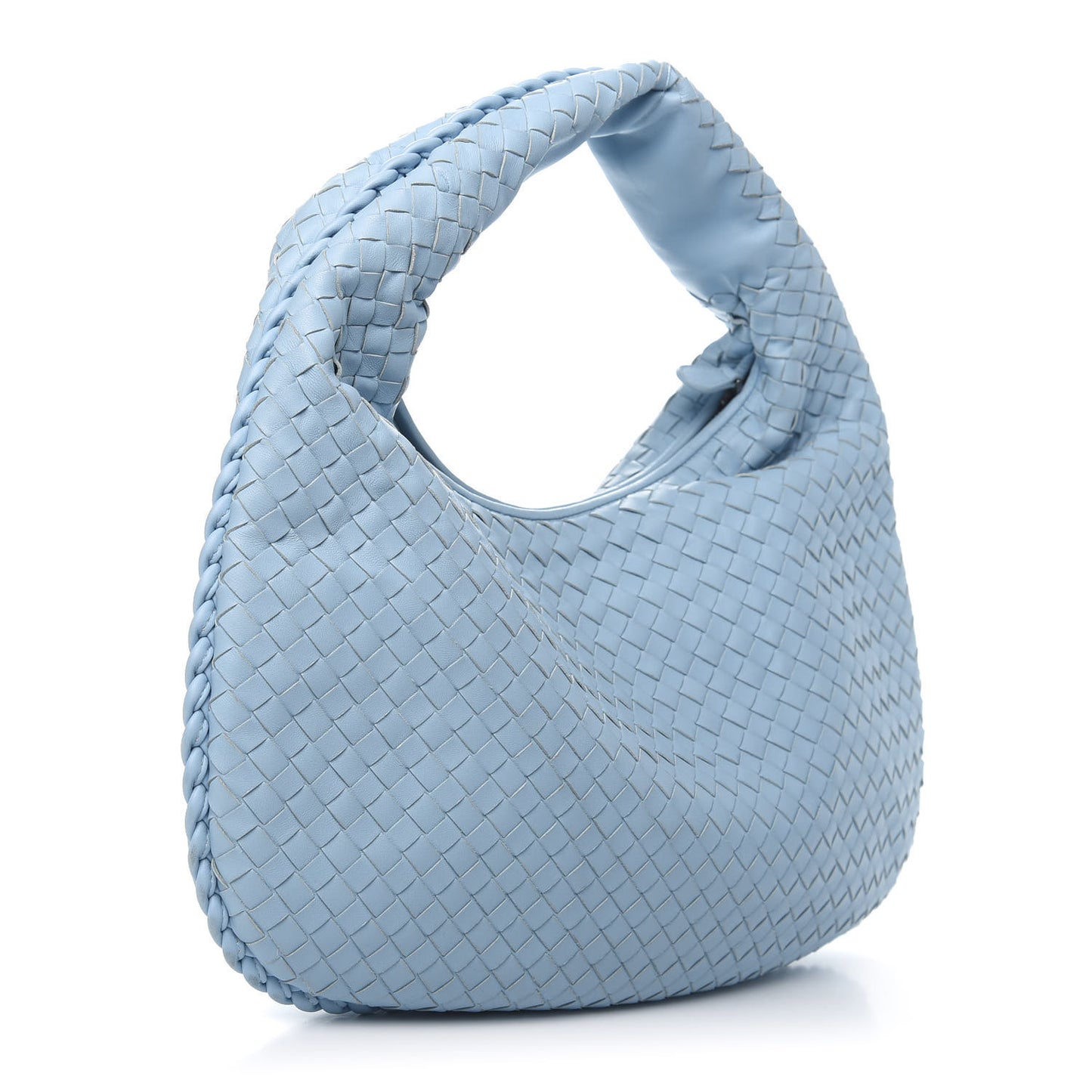 Nappa Intrecciato Medium Veneta Hobo Ciel