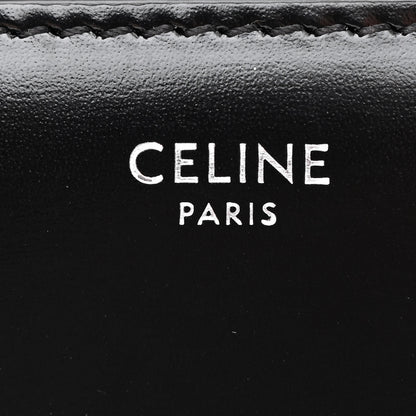 Celine Shiny Calfskin Teen Triomphe Black 7 of 12