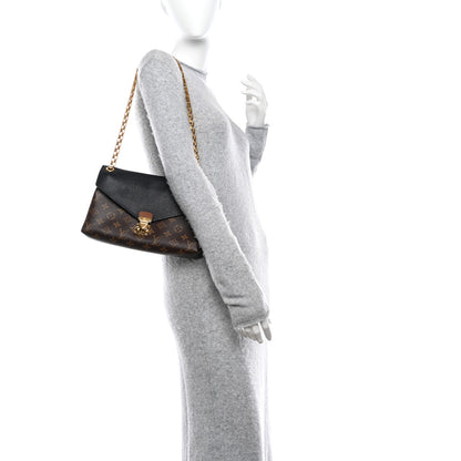 Louis Vuitton Monogram Pallas Chain Black 2 of 10
