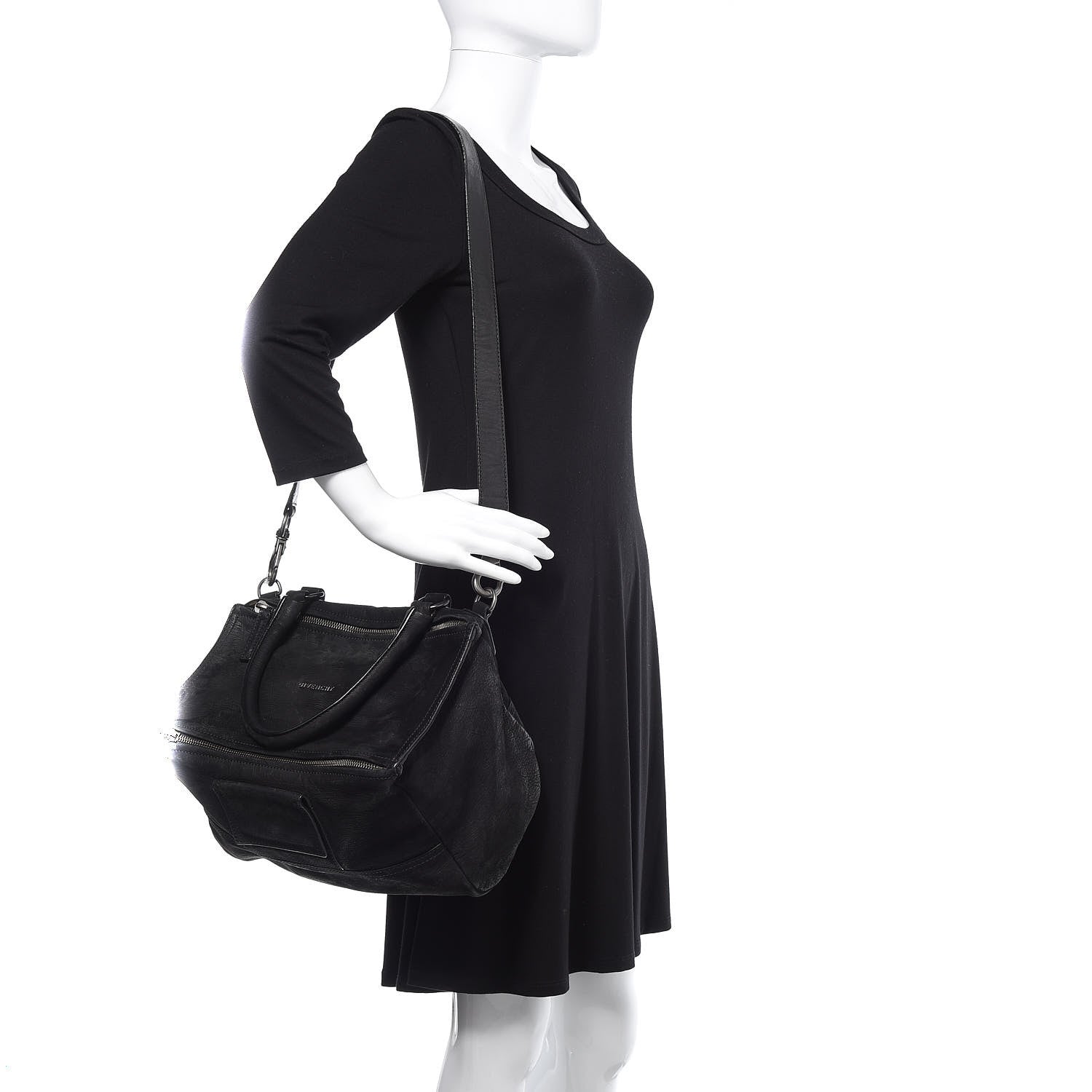 Givenchy Nubuck Medium Pandora Black 2 of 11
