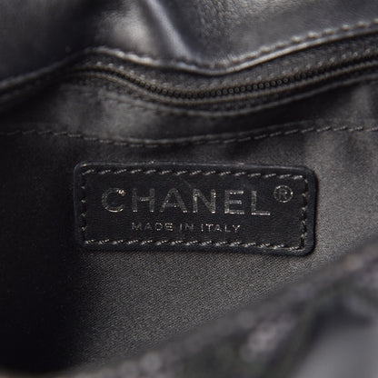 Chanel Vinyl Mesh Quilted Medium Single Flap Black 7 of 8