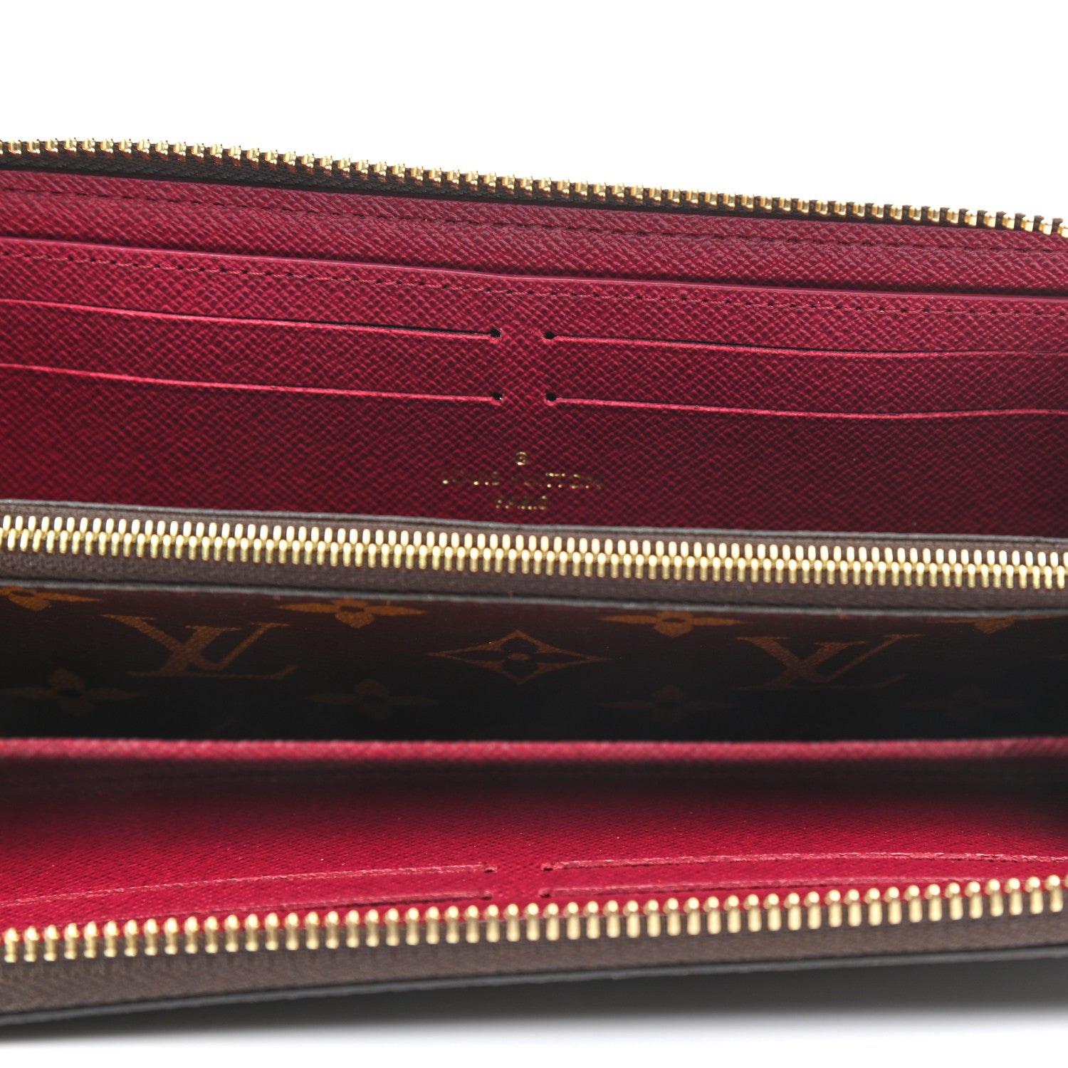 Louis Vuitton Monogram Clemence Wallet Fuchsia 5 of 6