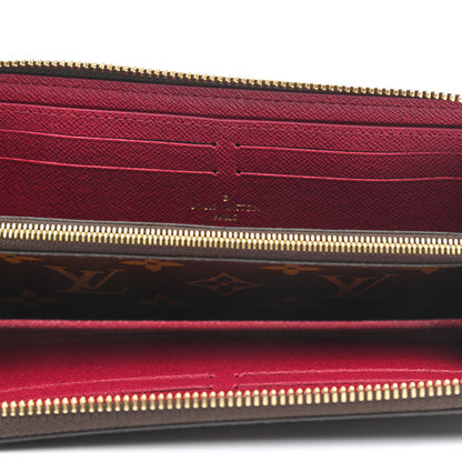 Louis Vuitton Monogram Clemence Wallet Fuchsia 5 of 6