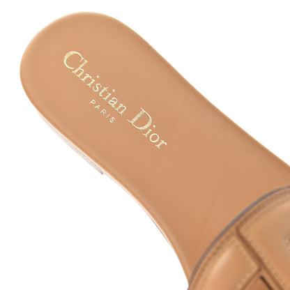 Christian Dior Calfskin D-Club Mule Sandal 38.5 Natural 8 of 11
