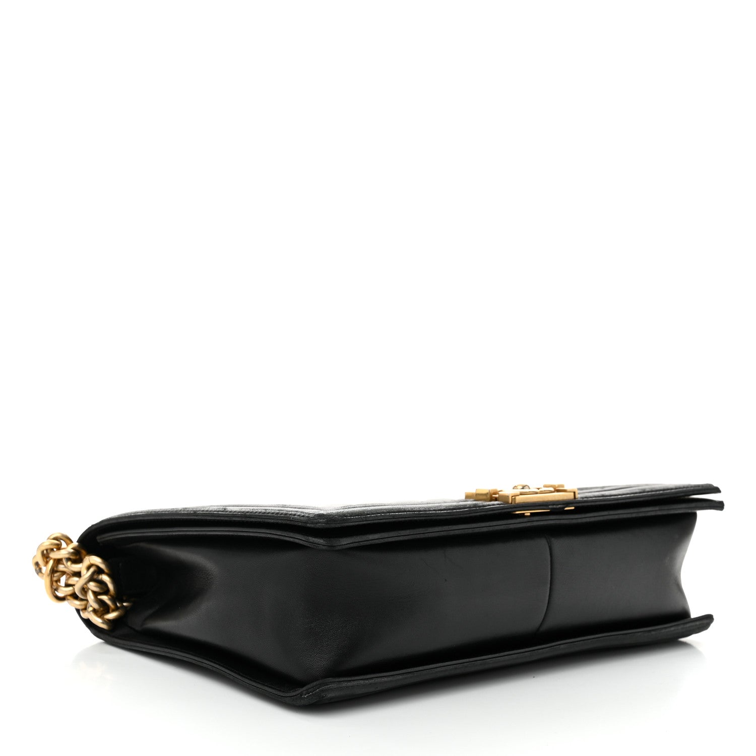 Chanel Lambskin Quilted Large Boy Flap Black 4 of 12