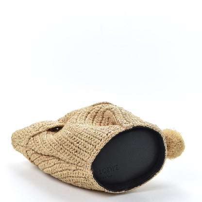 Loewe Raffia Mini Bunny Crossbody Bag Natural Tan 3 of 8