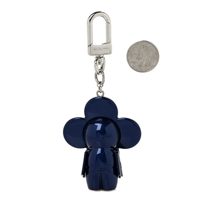 Louis Vuitton Metal Vivienne Bag Charm Key Holder Blue Marine 2 of 4