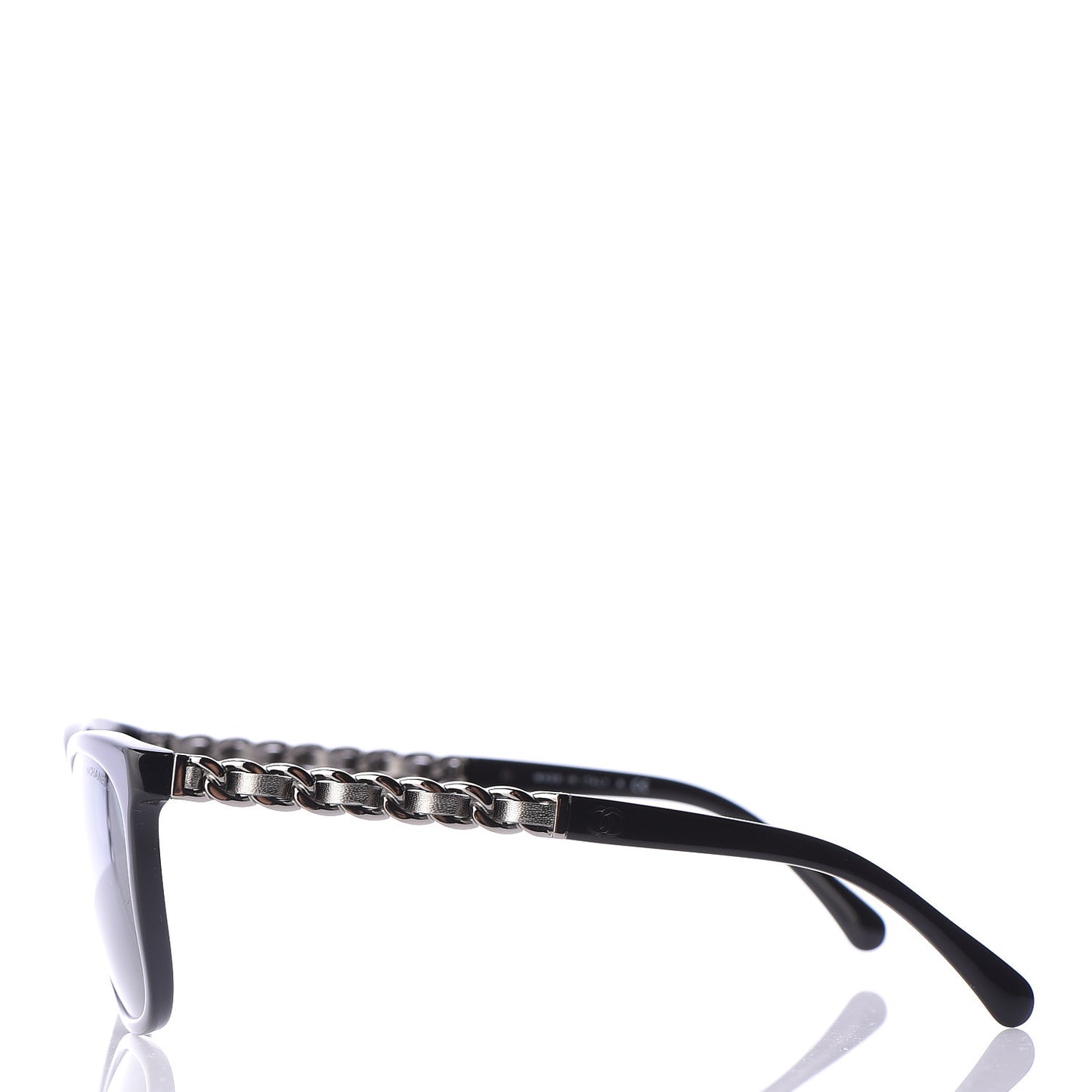 Cat Eye Chain Sunglasses 5260-Q Black