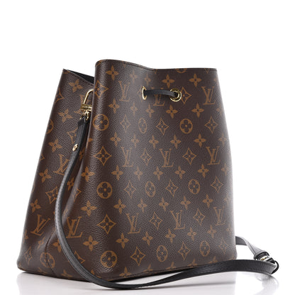 Louis Vuitton Monogram Neonoe MM Black 3 of 10
