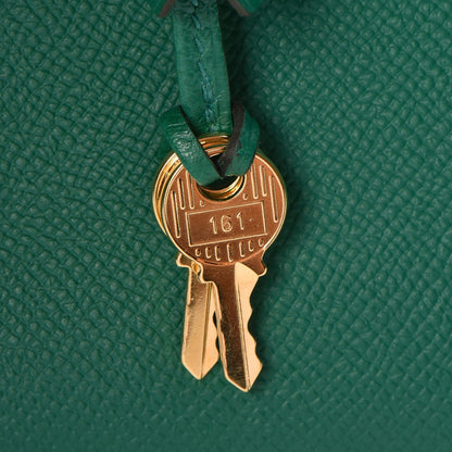 Hermes Epsom Birkin 30 Vert Vertigo 10 of 29