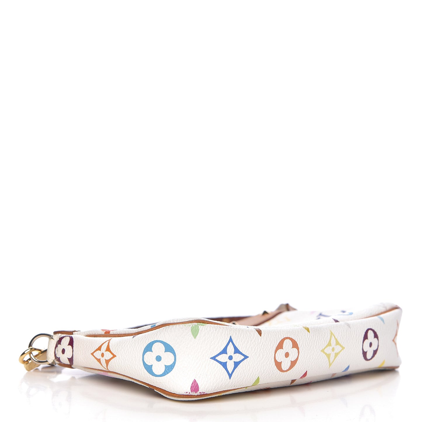 Monogram Multicolor Pochette Accessories White