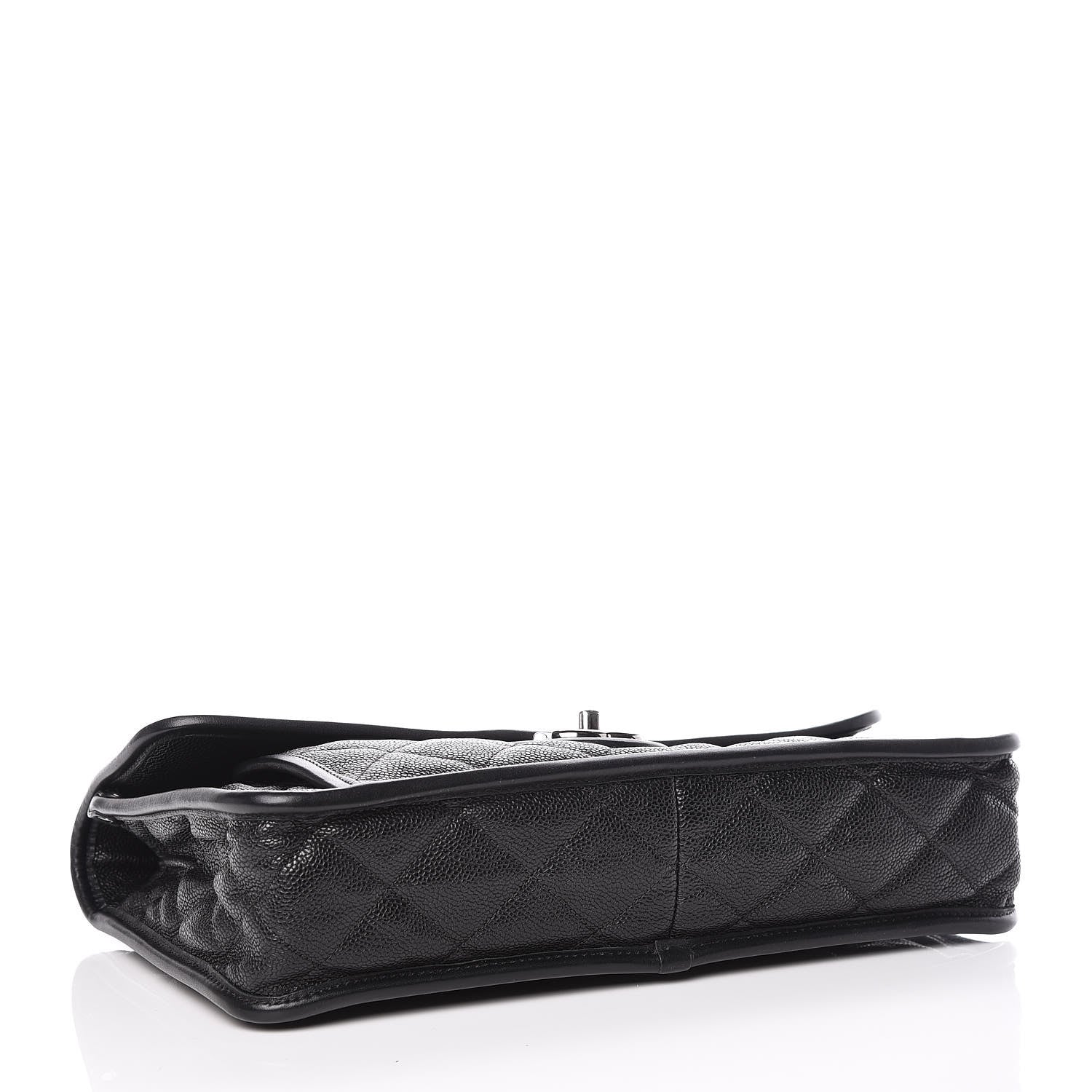 Chanel Caviar Quilted Large French Riviera Flap Black 4 of 13