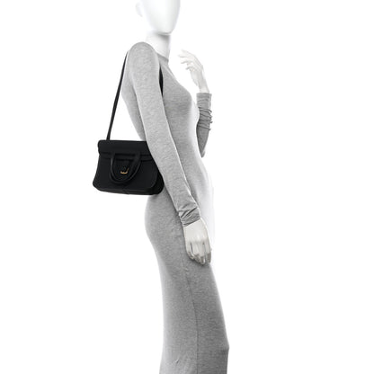Hermes Taurillon Clemence Halzan 25 Black 2 of 12