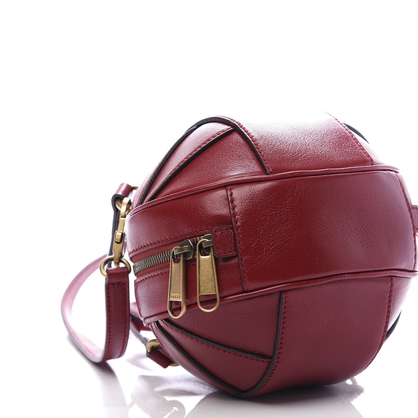 Piuma Lux Energy Mini Tifosa Basketball Shaped Shoulder Bag Romantic Cerise