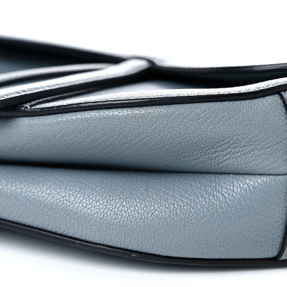 Christian Dior Shiny Goatskin Saddle Bag Cloud Blue 16 of 29