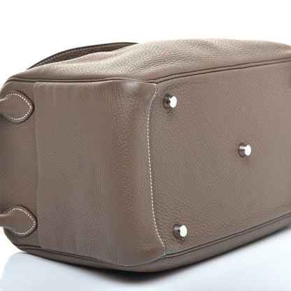 Hermes Taurillon Clemence Lindy 30 Etoupe 6 of 9