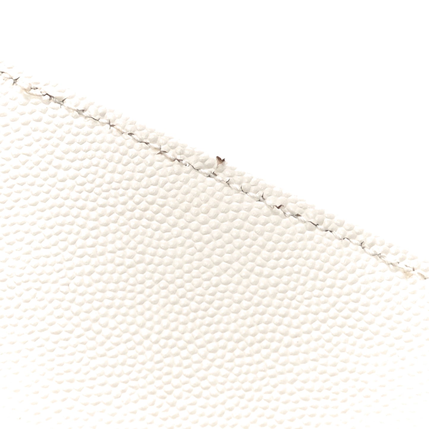 Grain De Poudre Matelasse Chevron Monogram Chain Wallet White