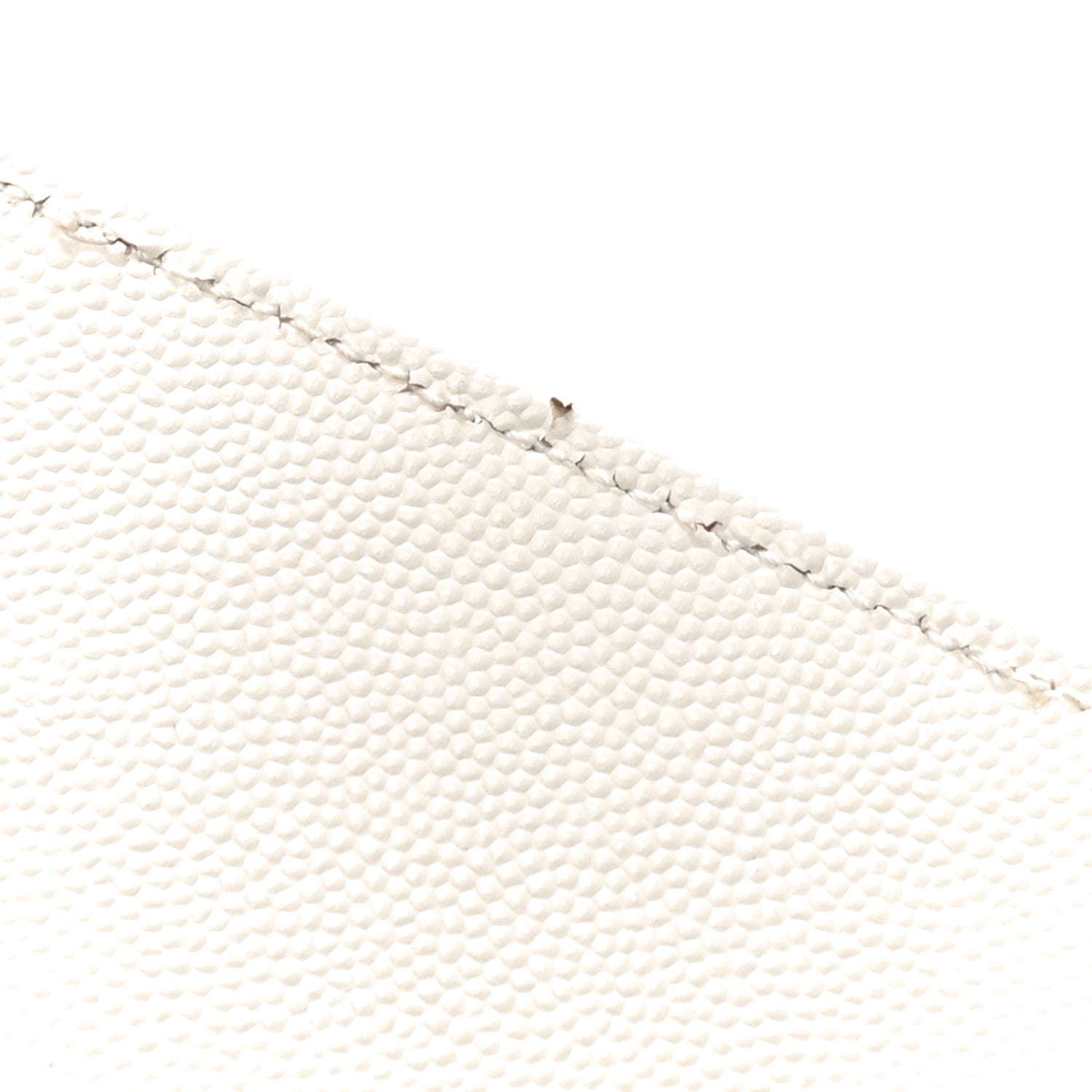 Saint Laurent Grain De Poudre Matelasse Chevron Monogram Chain Wallet White 9 of 20