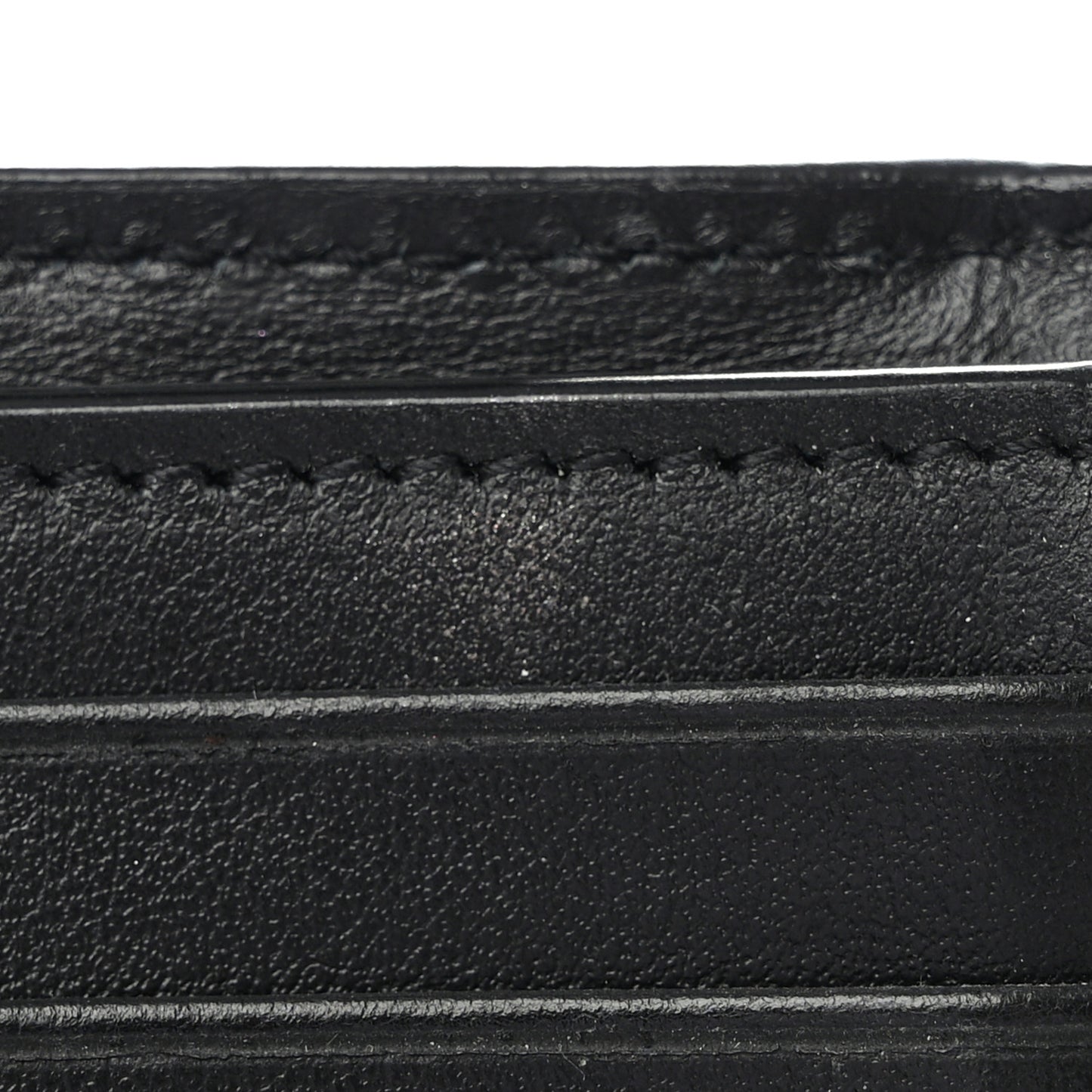 Shiny Calfskin Crocodile Embossed Monogram Uptown Compact Wallet Black