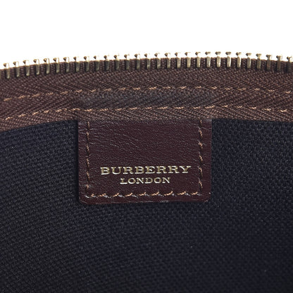Burberry Haymarket Check Pochette Chocolate 6 of 7