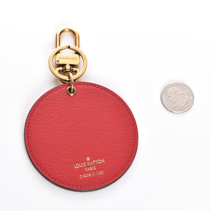 Louis Vuitton Monogram Illustre Kabuki Bag Charm Key Ring 2 of 5