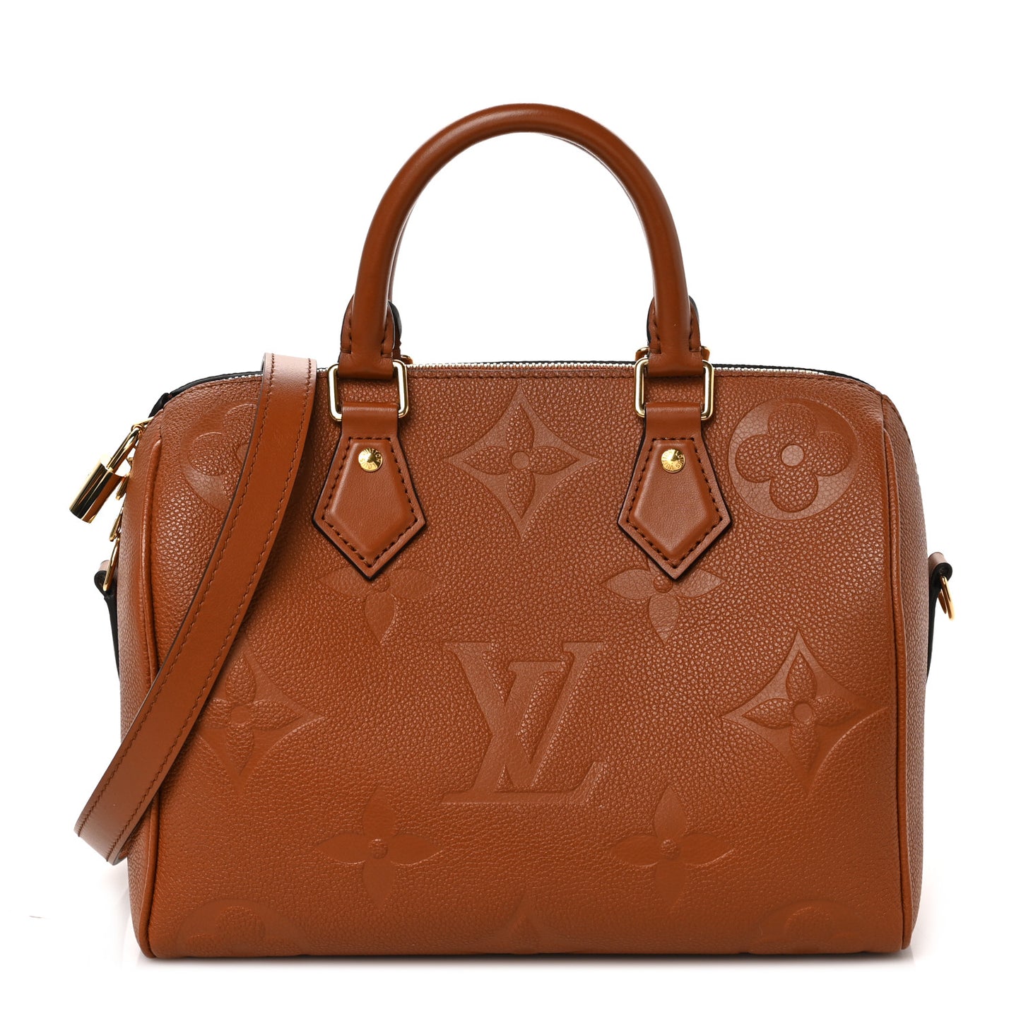 Empreinte Monogram Giant Speedy Bandouliere 25 Cognac