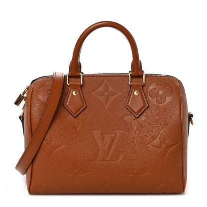 Louis Vuitton Empreinte Monogram Giant Speedy Bandouliere 25 Cognac 1 of 9
