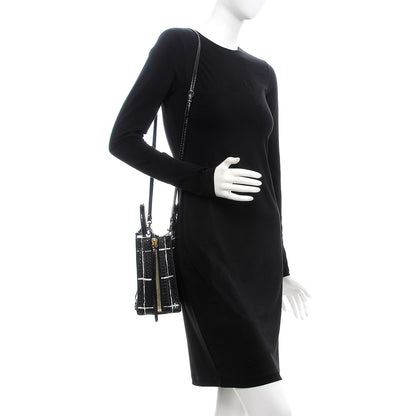 Balenciaga Ayers Papier A6 Zip Around Tote Black White 2 of 7